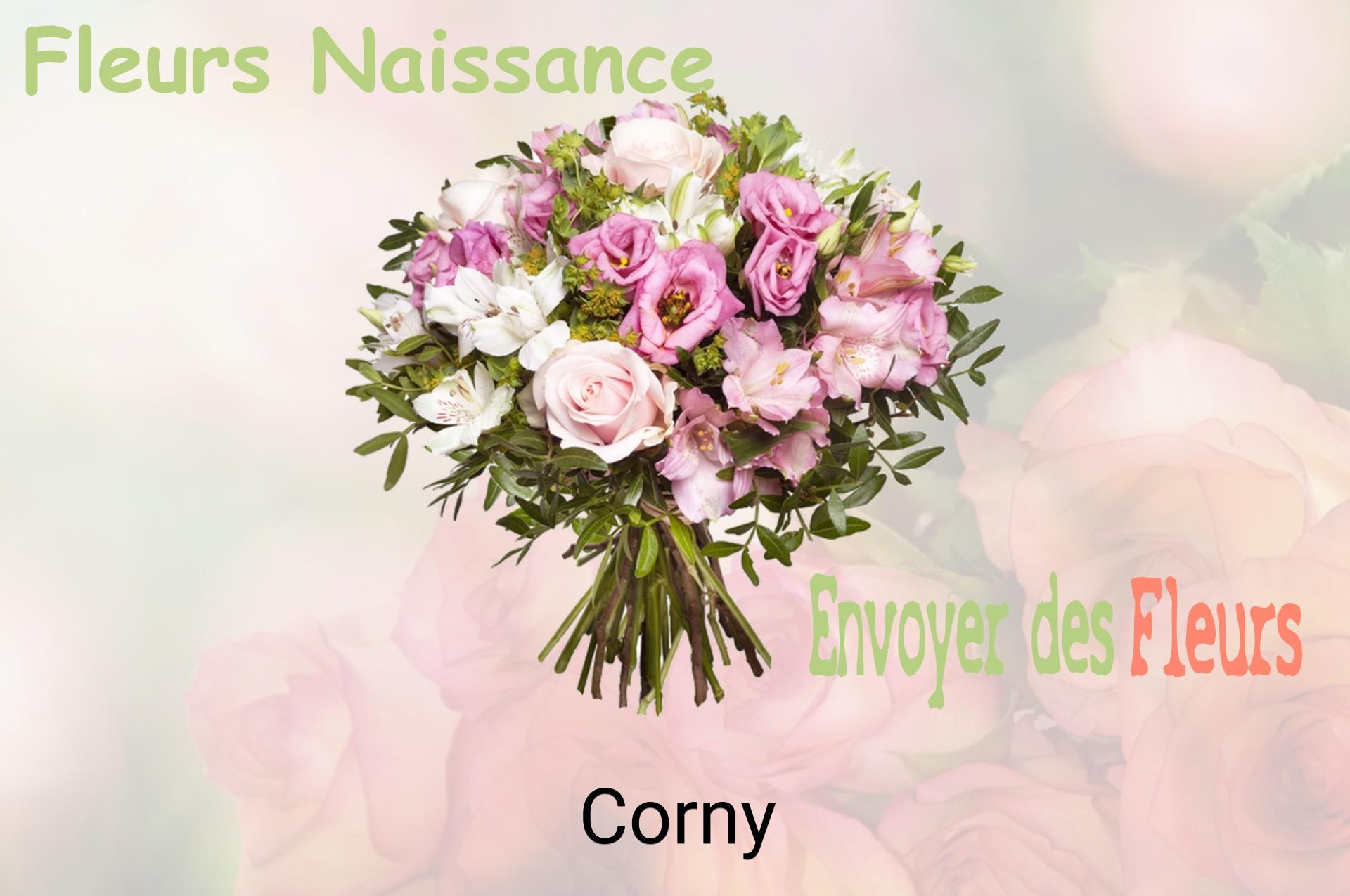 Bouquet de fleurs de naissance livré à Corny